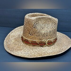 VINTAGE Bailey U-Rollit Straw Cowboy Hat – PRCA Edition – Western Rodeo Hat